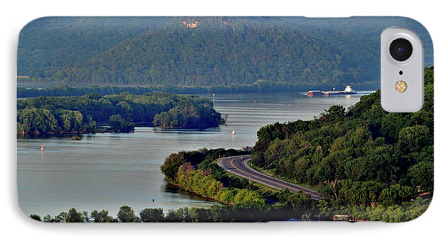 Mississippi iPhone 7 Case featuring the photograph River Navigation by Susie Loechler
