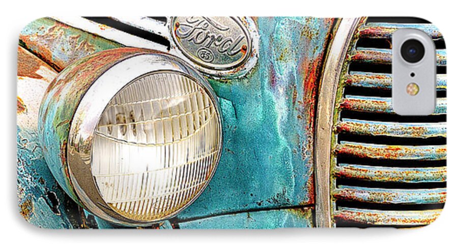 David Lawson Photography iPhone 7 Case featuring the photograph Rusty Blues by David Lawson