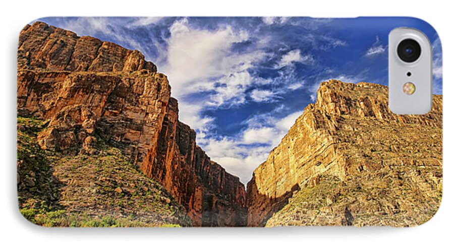 Big Bend National Park iPhone 7 Case featuring the photograph Santa Elena Canyon 3 by Judy Vincent