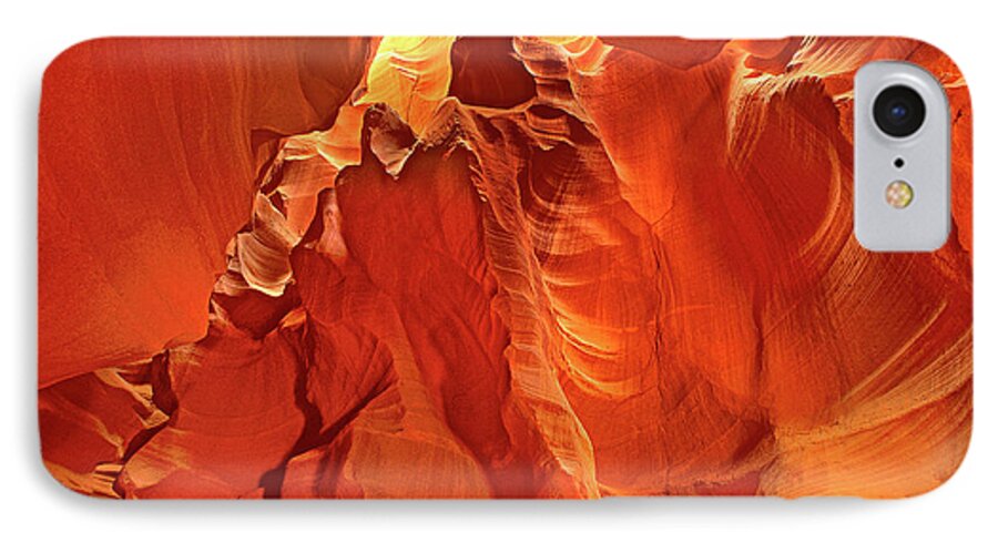 North America iPhone 7 Case featuring the photograph Slot Canyon Formations In Upper Antelope Canyon Arizona by Dave Welling