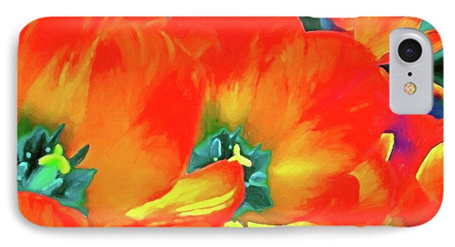 Tulips iPhone 7 Case featuring the photograph Tulip 1 by Pamela Cooper