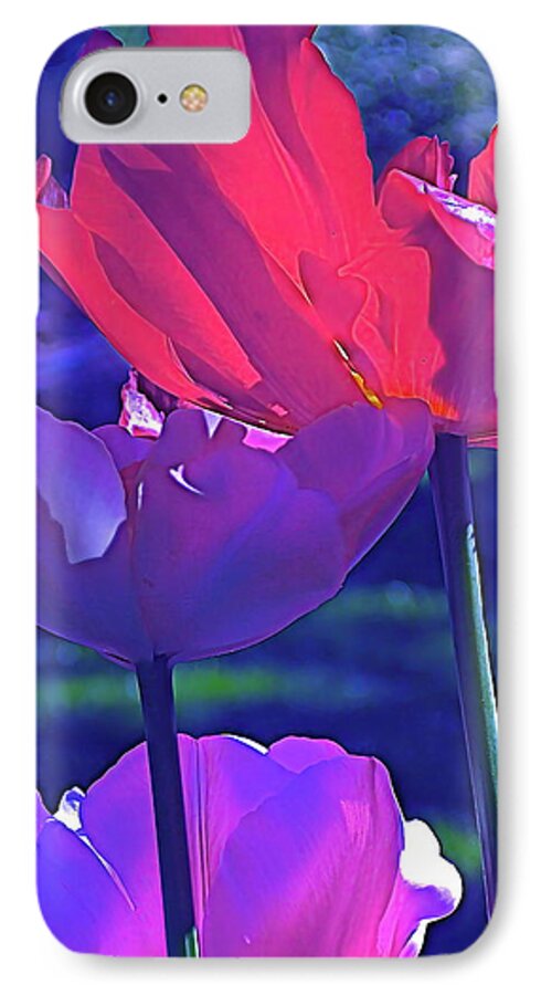 Tulips iPhone 7 Case featuring the photograph Tulip 3 by Pamela Cooper