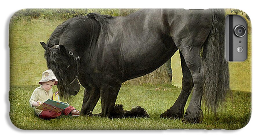 Friesian iPhone 7 Plus Case featuring the photograph Once Upon A Time by Fran J Scott