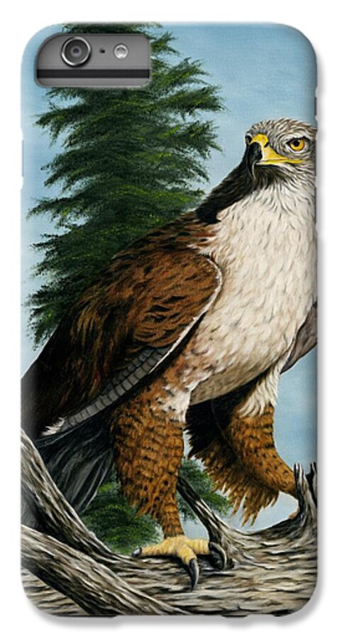 Animal iPhone 7 Plus Case featuring the painting Hawkeye by Rick Bainbridge