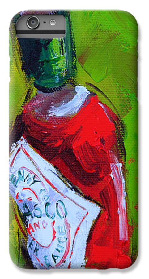 Tabasco iPhone 7 Plus Case featuring the painting Little Hot by Carole Foret