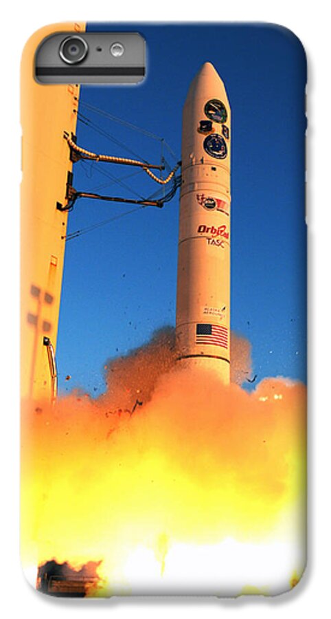 Astronomy iPhone 7 Plus Case featuring the photograph Minotaur Iv Rocket Launches Falconsat-5 by Science Source