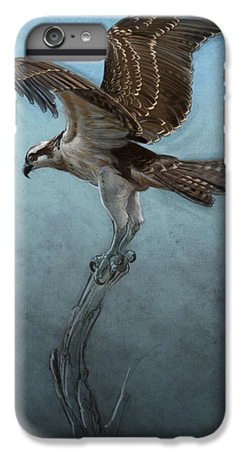 Osprey iPhone 7 Plus Case featuring the digital art Osprey by Aaron Blaise