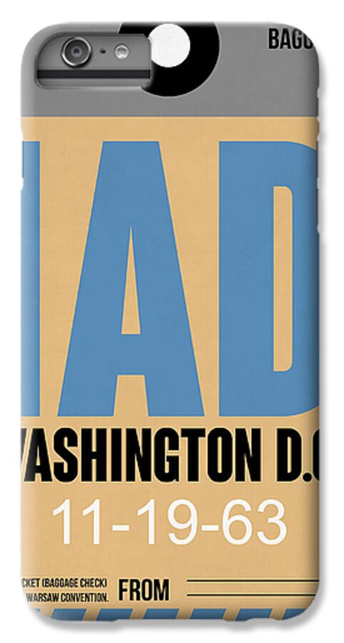 Washington D.c. iPhone 7 Plus Case featuring the digital art Washington D.C. Airport Poster 3 by Naxart Studio