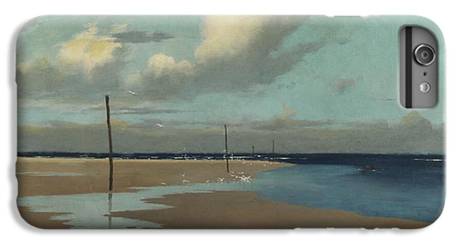 Beach iPhone 7 Plus Case featuring the painting Beach at Low Tide by Frederick Milner