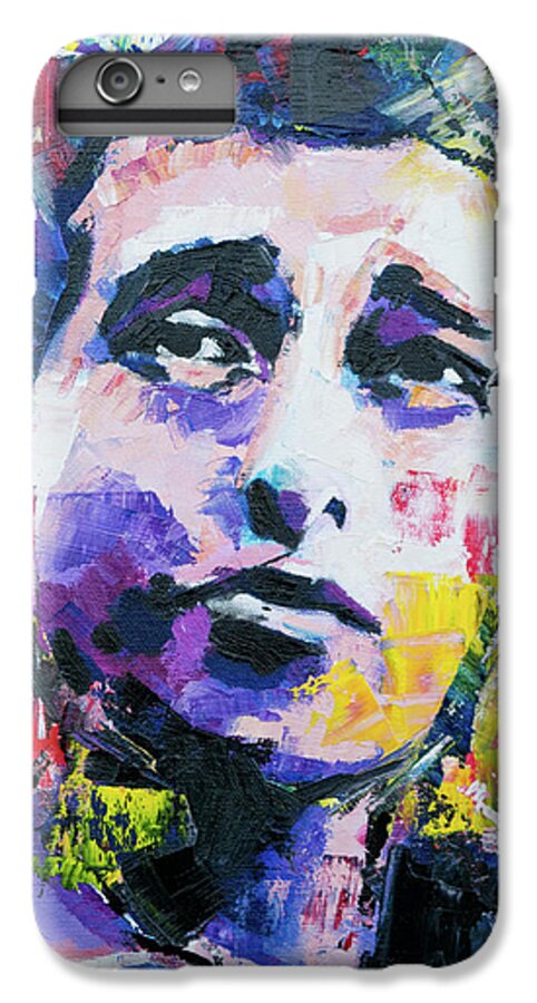 Bob Dylan iPhone 7 Plus Case featuring the painting Bob Dylan Portrait by Richard Day