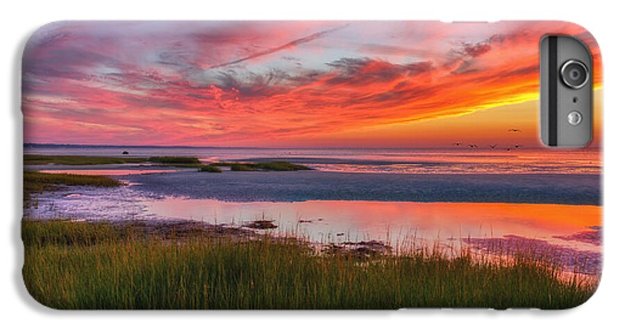 Skaket Beach iPhone 7 Plus Case featuring the photograph Cape Cod Skaket Beach Sunset by Bill Wakeley