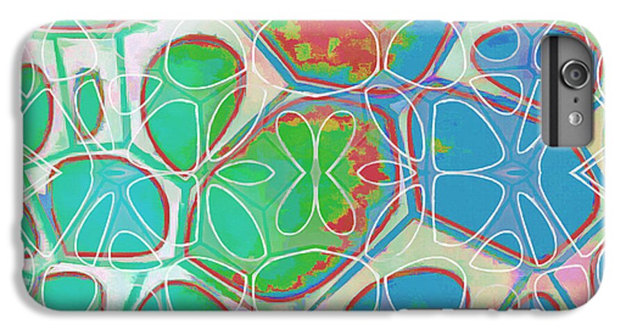 Painting iPhone 7 Plus Case featuring the painting Cell Abstract 10 by Edward Fielding