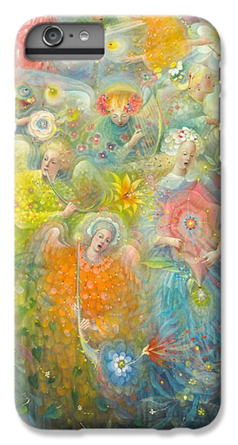 Daydream iPhone 7 Plus Case featuring the painting Daydream after the music of Max Reger by Annael Anelia Pavlova