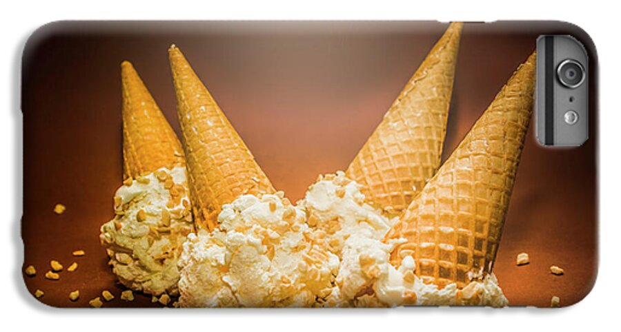 Summer iPhone 7 Plus Case featuring the photograph Fine art ice cream cone spill by Jorgo Photography