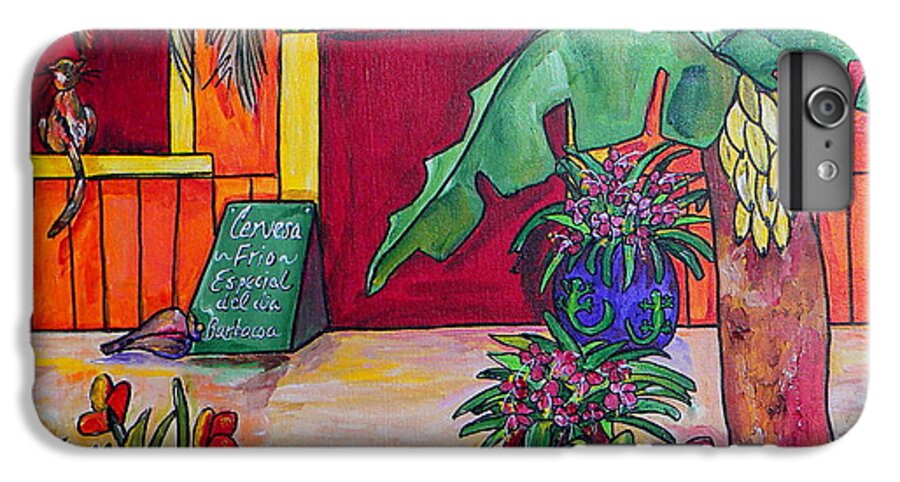 Mexico iPhone 7 Plus Case featuring the painting La Cantina by Patti Schermerhorn