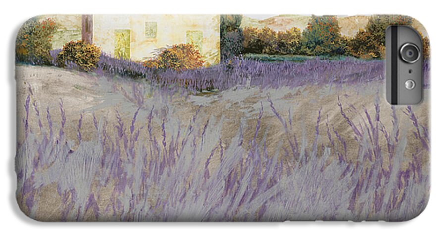 Lavender iPhone 7 Plus Case featuring the painting Lavender by Guido Borelli