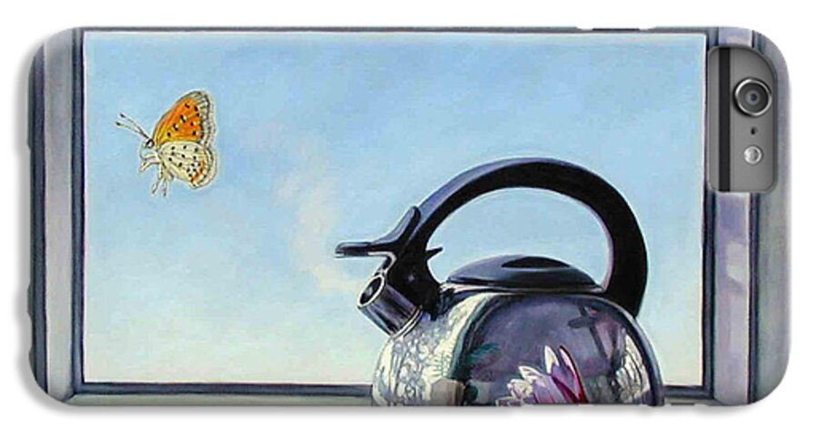 Steam Coming Out Of A Kettle iPhone 7 Plus Case featuring the painting Life Is A Vapor by John Lautermilch