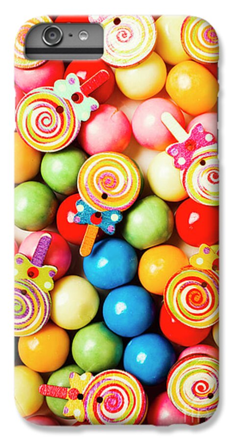 Gum iPhone 7 Plus Case featuring the photograph Lolly shop pops by Jorgo Photography