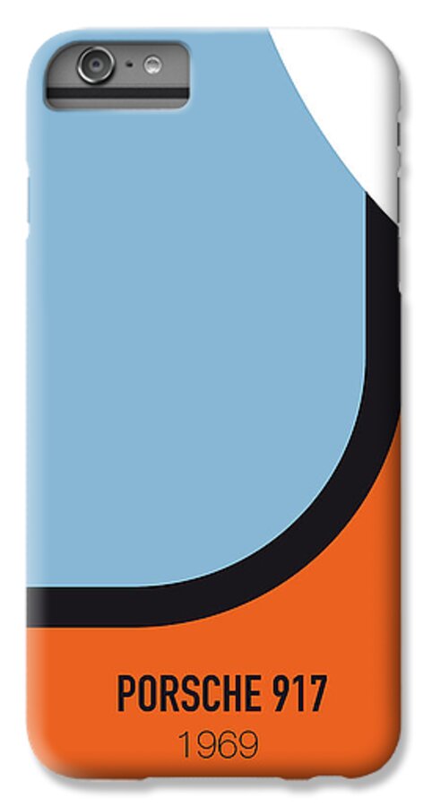 Porsche iPhone 7 Plus Case featuring the digital art No016 My LE MANS minimal movie car poster by Chungkong Art