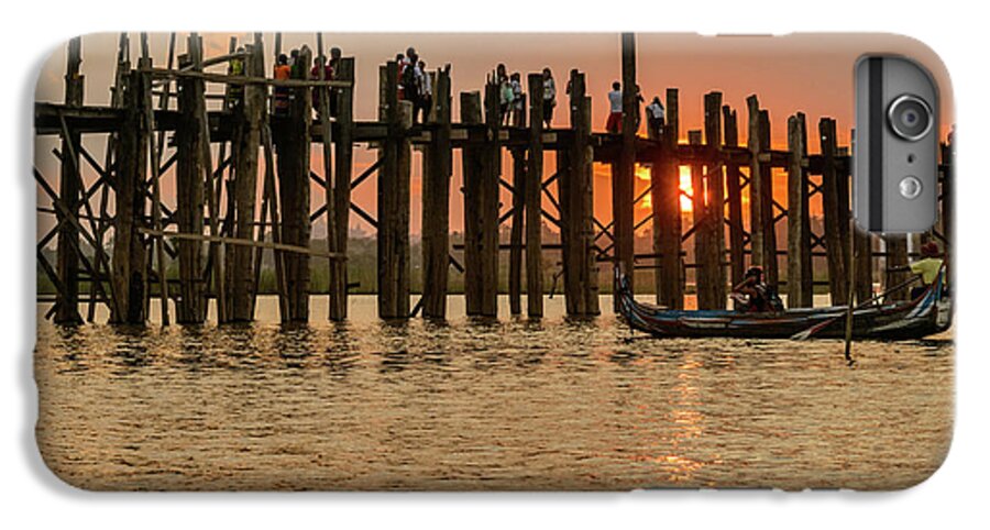 River iPhone 7 Plus Case featuring the photograph U-Bein Bridge by Werner Padarin
