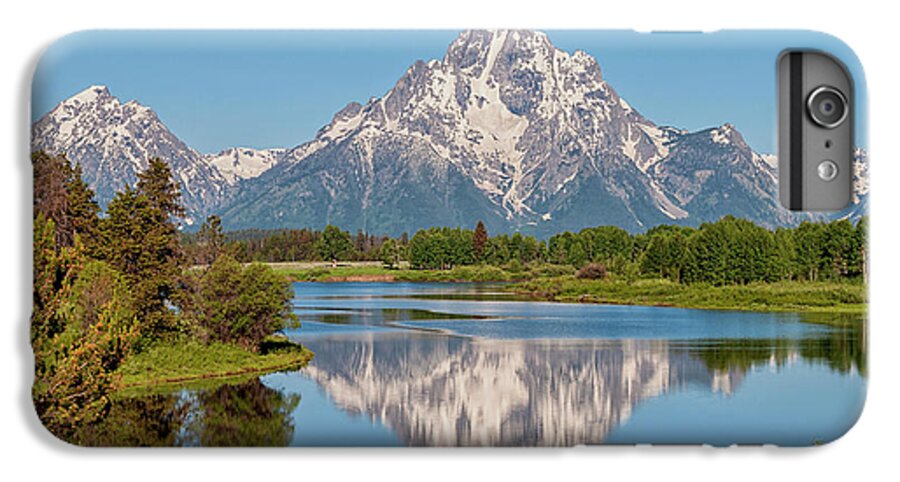 Mount Moran iPhone 7 Plus Case featuring the photograph Mount Moran on Snake River Landscape by Brian Harig