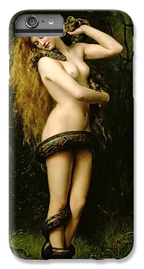 Lilith iPhone 7 Plus Case featuring the painting Lilith #2 by John Collier