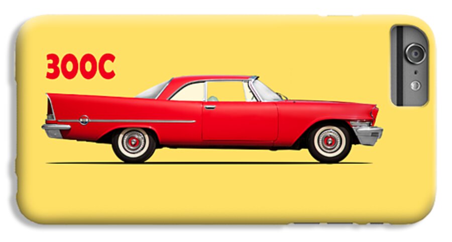 Chrysler 300 iPhone 7 Plus Case featuring the photograph Chrysler 300C 1957 by Mark Rogan