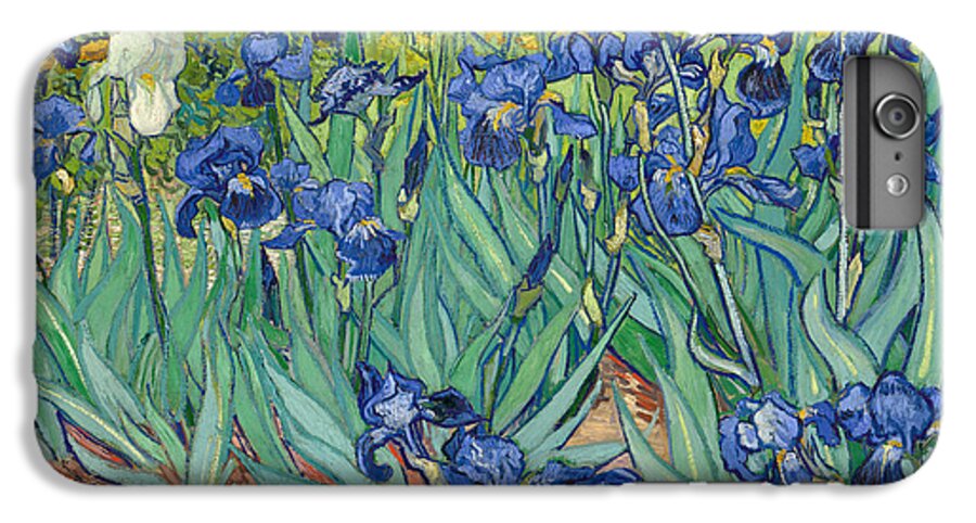 Irises iPhone 7 Plus Case featuring the painting Irises by Vincent Van Gogh