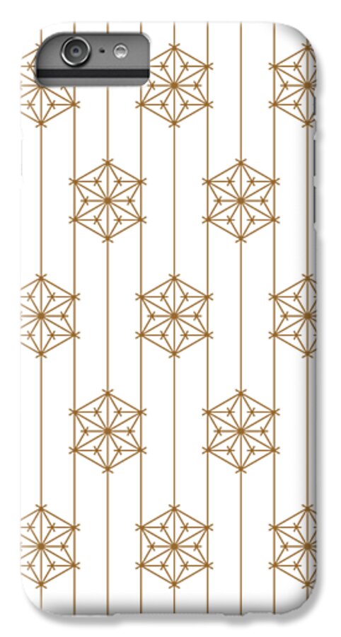 Japanese seamless geometric pattern .Gold silhouette lines.For