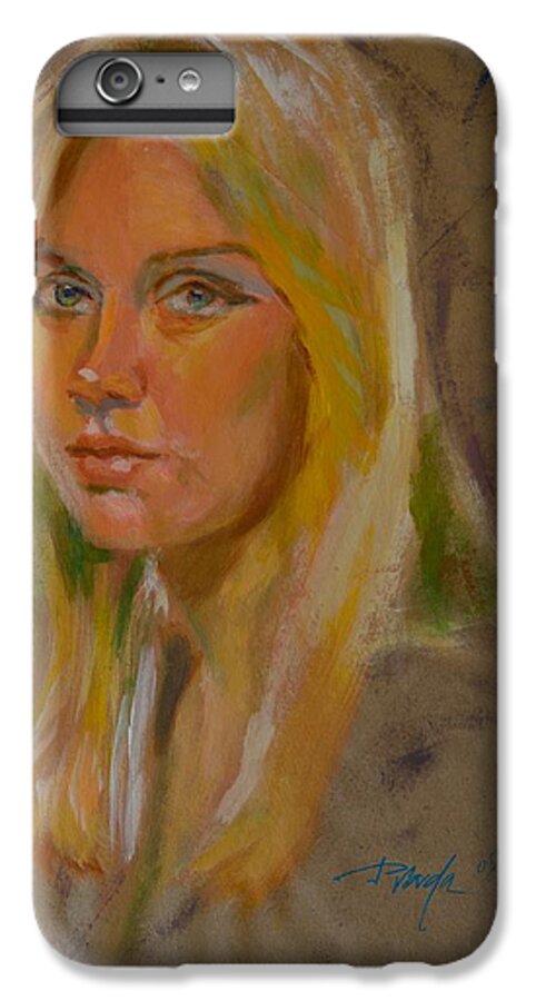 Portrait iPhone 7 Plus Case featuring the painting Youth ethereal by Horacio Prada