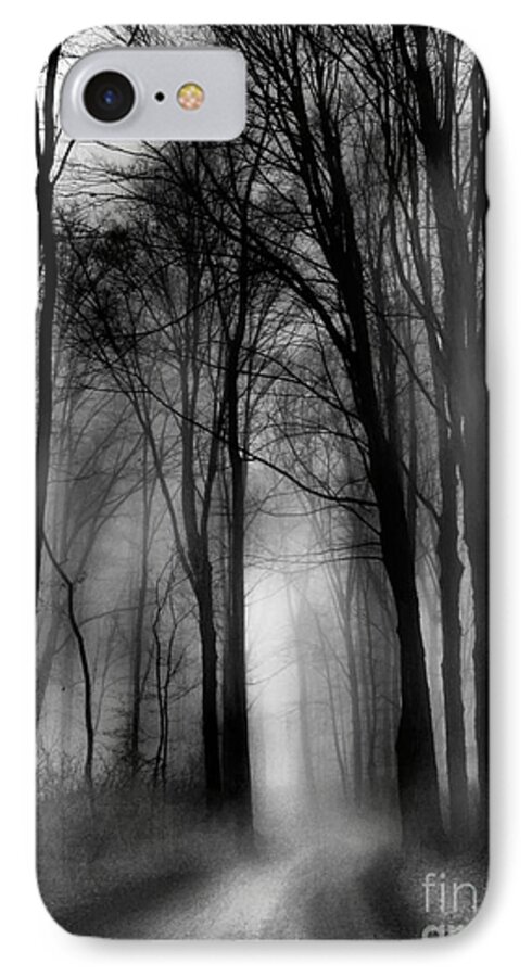 Fine Art Photography iPhone 8 Case featuring the photograph Autumn moon winter on the way #1 by Gina Signore