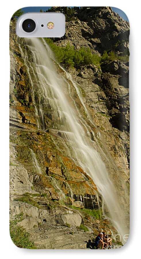 Utah iPhone 8 Case featuring the photograph Bridal Veil Falls #1 by Nick Boren