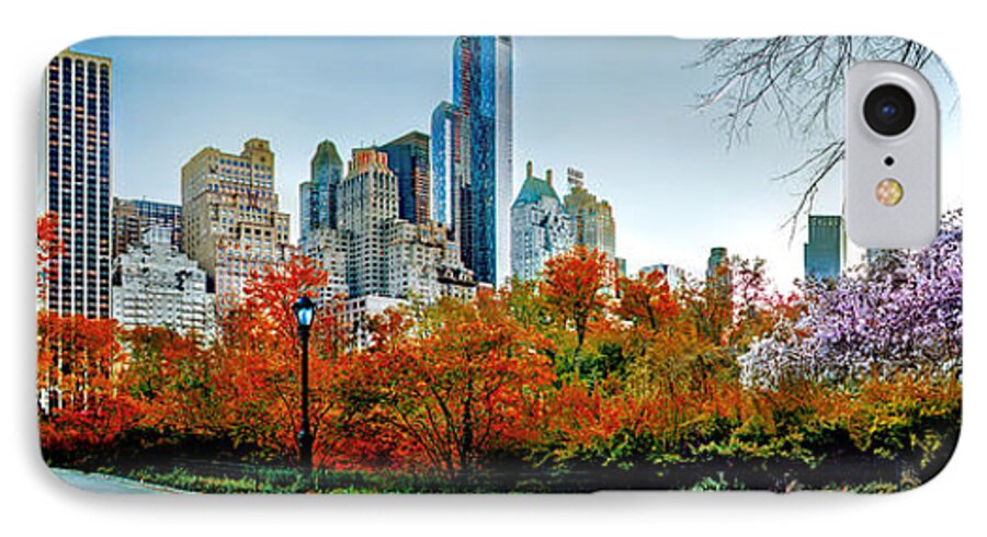 Central Park iPhone 8 Case featuring the photograph Changing Of The Seasons by Az Jackson