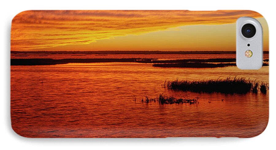 Kansas iPhone 8 Case featuring the photograph Cheyenne Bottoms sunset #1 by Rob Graham