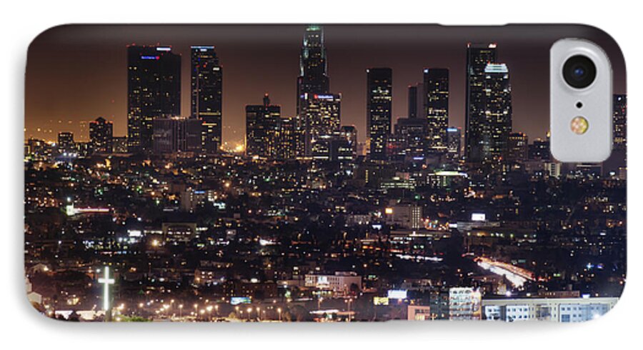 Los Angeles iPhone 8 Case featuring the photograph City of Angels #1 by Natasha Bishop