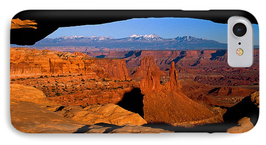 Utah iPhone 8 Case featuring the photograph Mesa Arch #1 by Eric Foltz