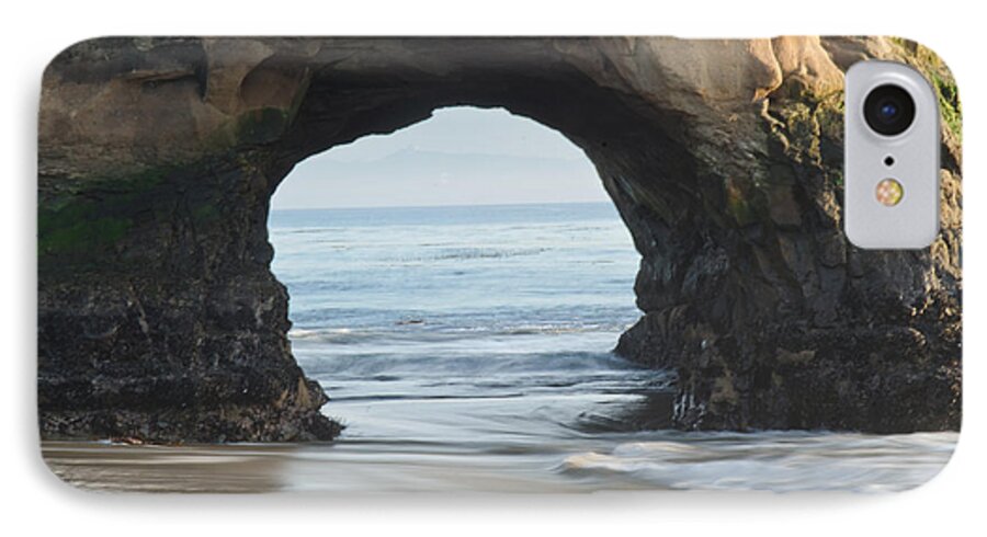 Monolith Natural Bridges State Beach Santa Cruz California iPhone 8 Case featuring the photograph Monolith Natural Bridges State beach #1 by William Kimble