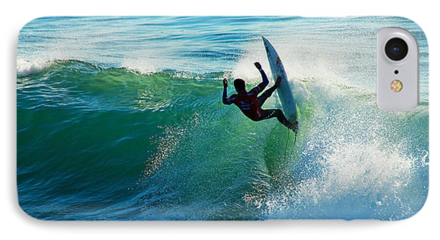 Surfing iPhone 8 Case featuring the photograph Off the Lip #1 by Paul Topp