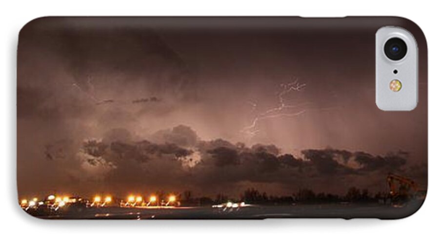 Stormscape iPhone 8 Case featuring the photograph Our 1st Severe Thunderstorms in South Central Nebraska #17 by NebraskaSC