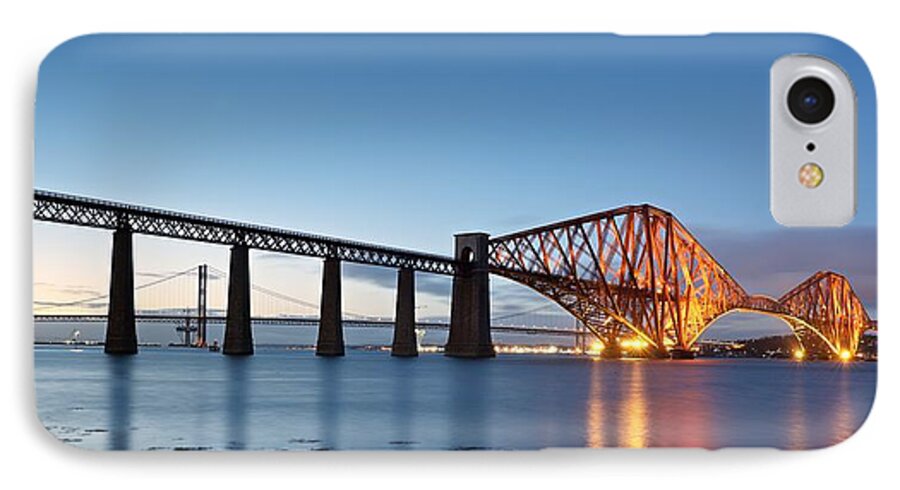 Forth Bridge iPhone 8 Case featuring the photograph Forth Rail Bridge #2 by Stephen Taylor