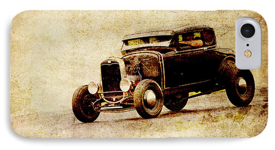  Kustom Kulture iPhone 8 Case featuring the photograph Hot Rod Ford #3 by Steve McKinzie