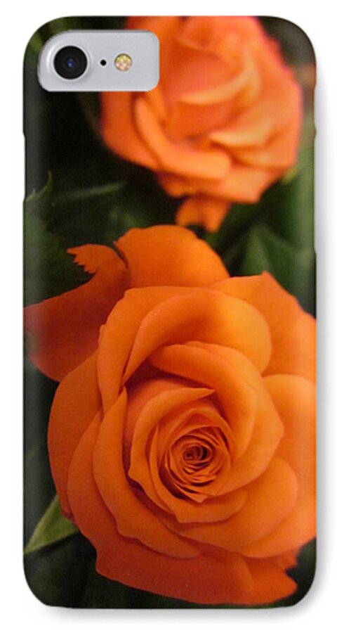 Flowerromance iPhone 8 Case featuring the photograph Orange delight #2 by Rosita Larsson