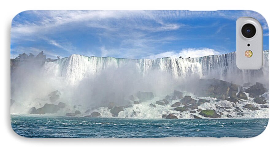 Niagara Falls iPhone 8 Case featuring the photograph American Falls #4 by Charline Xia