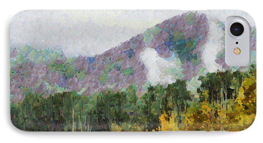Araluen iPhone 8 Case featuring the digital art Araluen Valley Views #4 by Fran Woods
