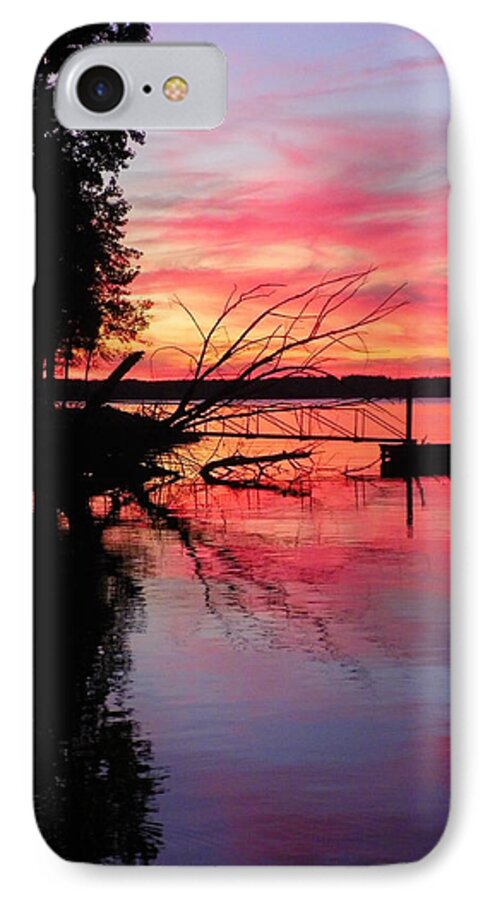 Sunset 9 iPhone 8 Case featuring the photograph Sunset 9 by Lisa Wooten