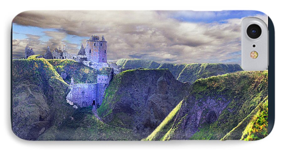 Dunnottar iPhone 8 Case featuring the photograph A King's Tale by Vicki Lea Eggen
