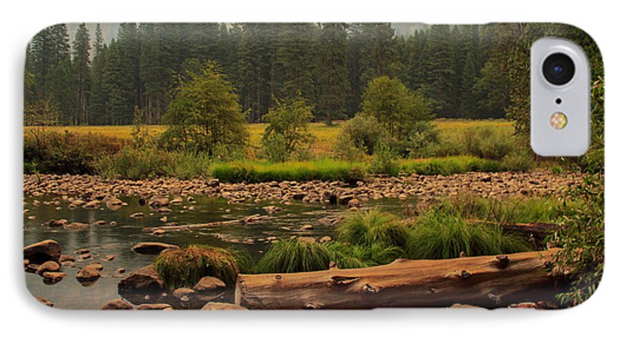 Yosemite iPhone 8 Case featuring the photograph A Yosemite View by Robert Pilkington