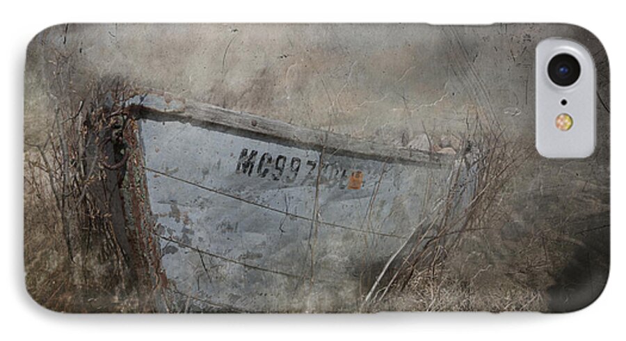 Beach Grass iPhone 8 Case featuring the photograph Abandoned on Sugar Island Michigan by Evie Carrier