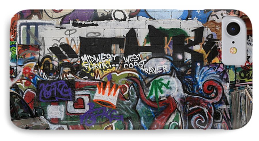 Art iPhone 8 Case featuring the photograph Art Alley 4 by Donald J Gray