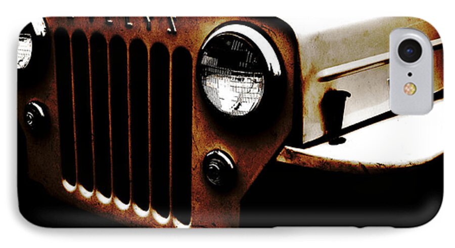 Jeep iPhone 8 Case featuring the photograph Bare Bones Rusty by Luke Moore